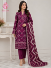 Crimson Sunset Chunri 3- Piece Printed Lawn Collection