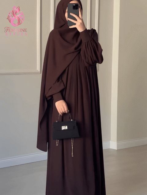 Elegant Abaya with Stroller