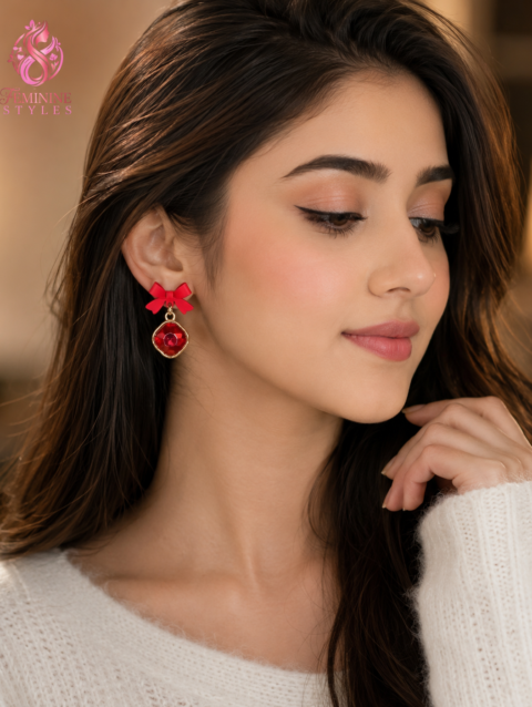 Fancy Bow Earings