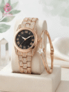 Fancy Watch & Bracelet Set