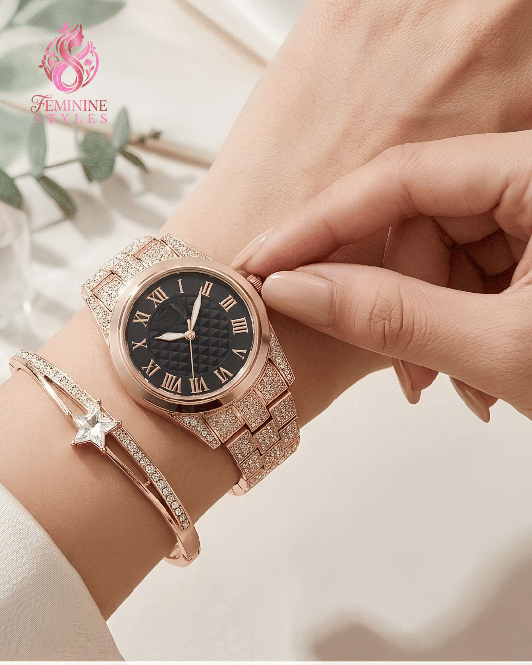 Fancy Watch & Bracelet Set - Image 4