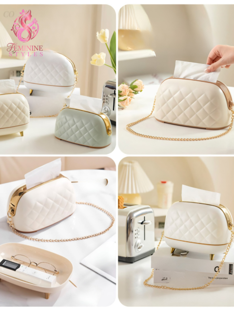 Luxury Purse Style Tissue Box