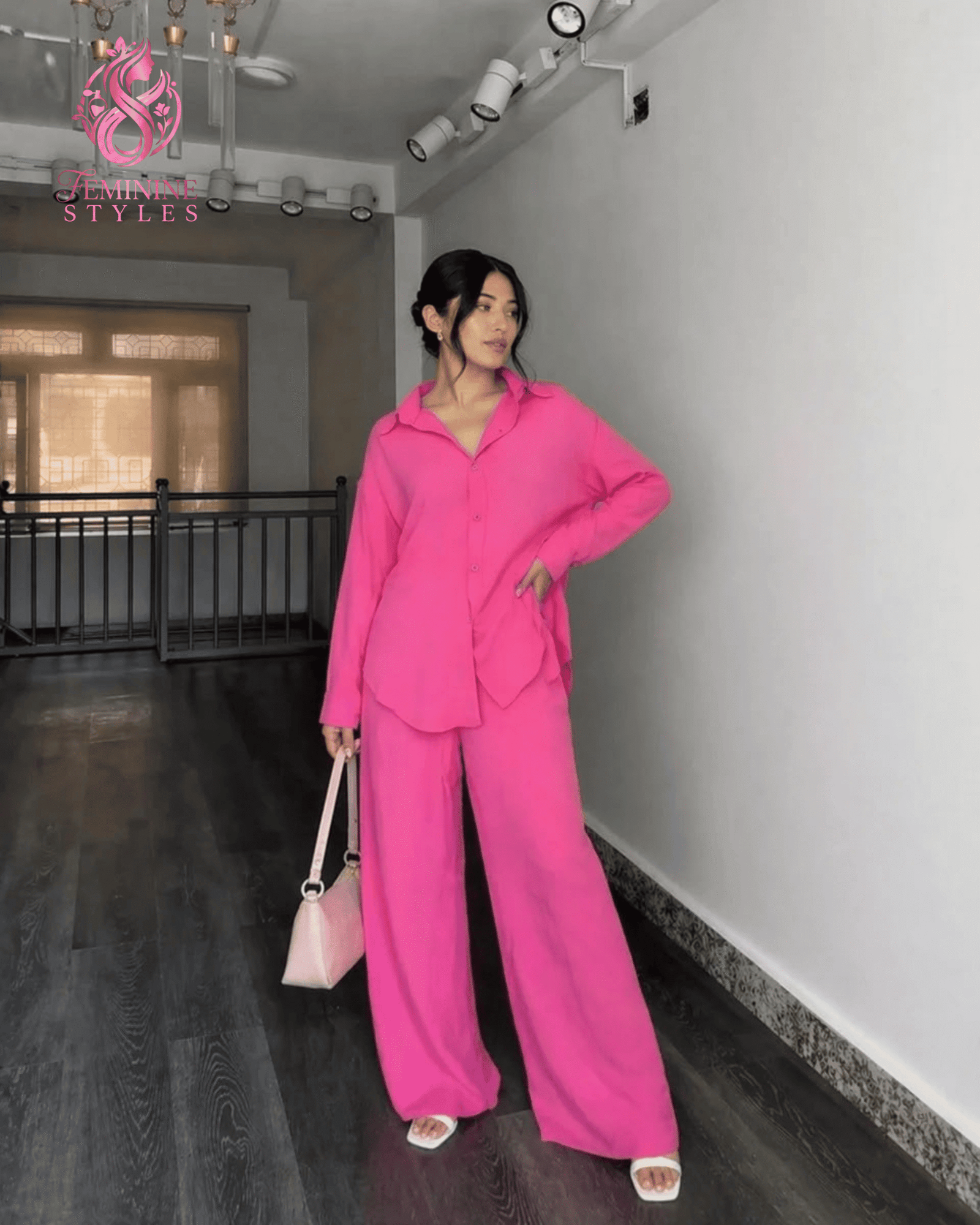 Magenta Muse – Premium Wool Peach 2-Piece Suit