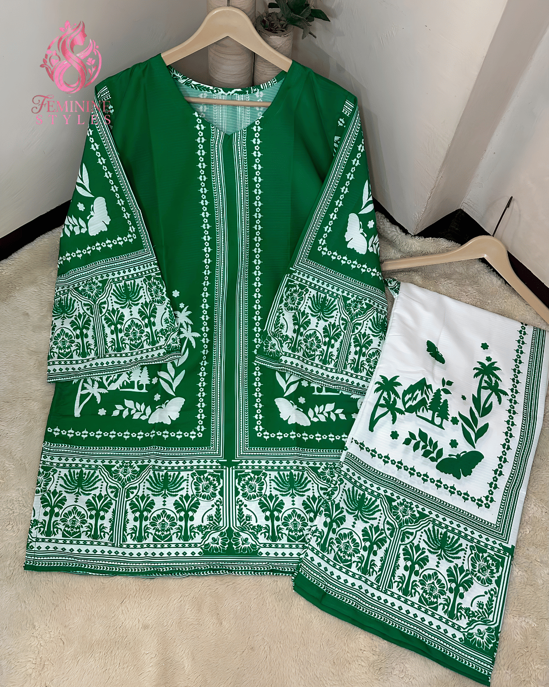 Independence Printed 2-Piece Cord Suit - Image 2