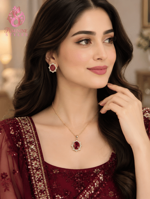 Fancy Gold Locket Set