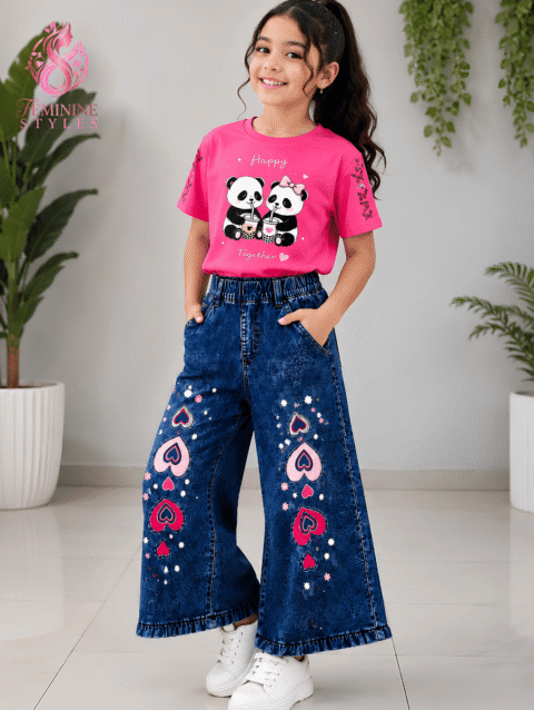 Kids Girls T-Shirt & Fancy Pant