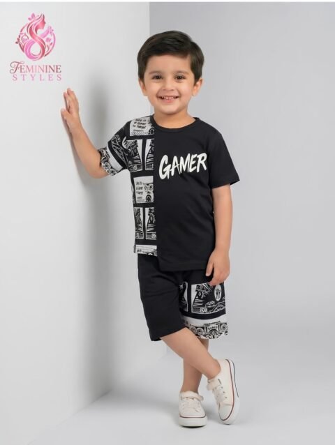 Kids Soft Cotton Jersey Suit